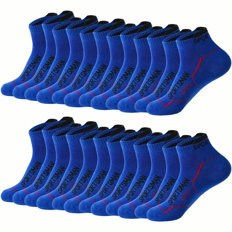 10/12 Pairs Hochwertige Gestrickte Anti Geruch Männer Sport Socken Sommer Schweiß Absorbieren Mesh Atmungsaktive Paar Laufen Casual Socken – Detail 17