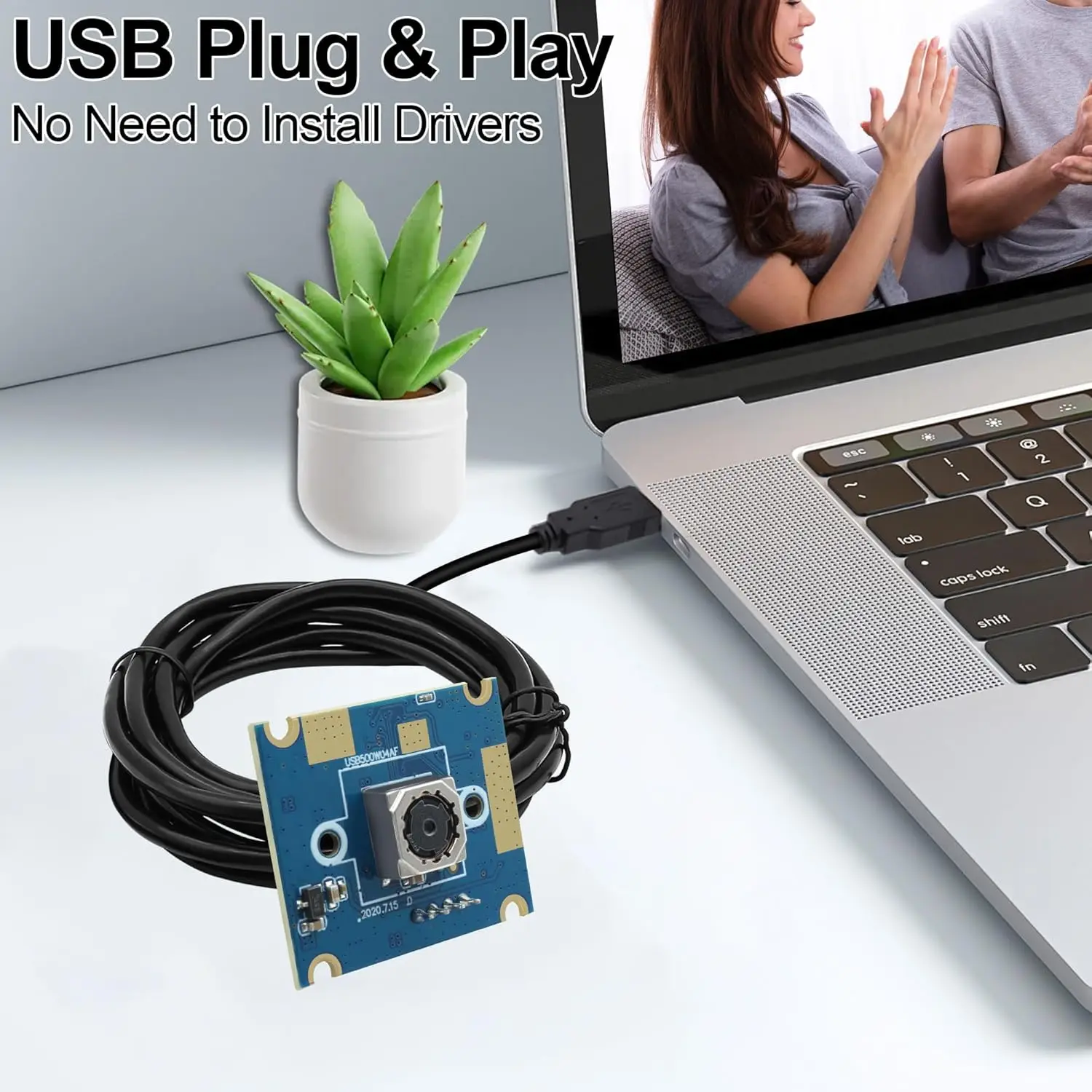 ELP 5MP Autofocus USB-camera CMOS OV5640 webcam met 60 defree lens Mini ingebedde industriële cameramodule voor pc Raspberry Pi