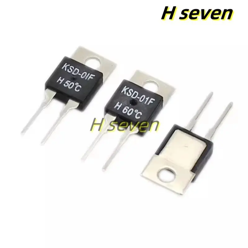 5pcs/lot KSD-01F 40~150 Degree Celsius Normally Open Close Temperature Switch Thermostat Thermal Protector TO-220