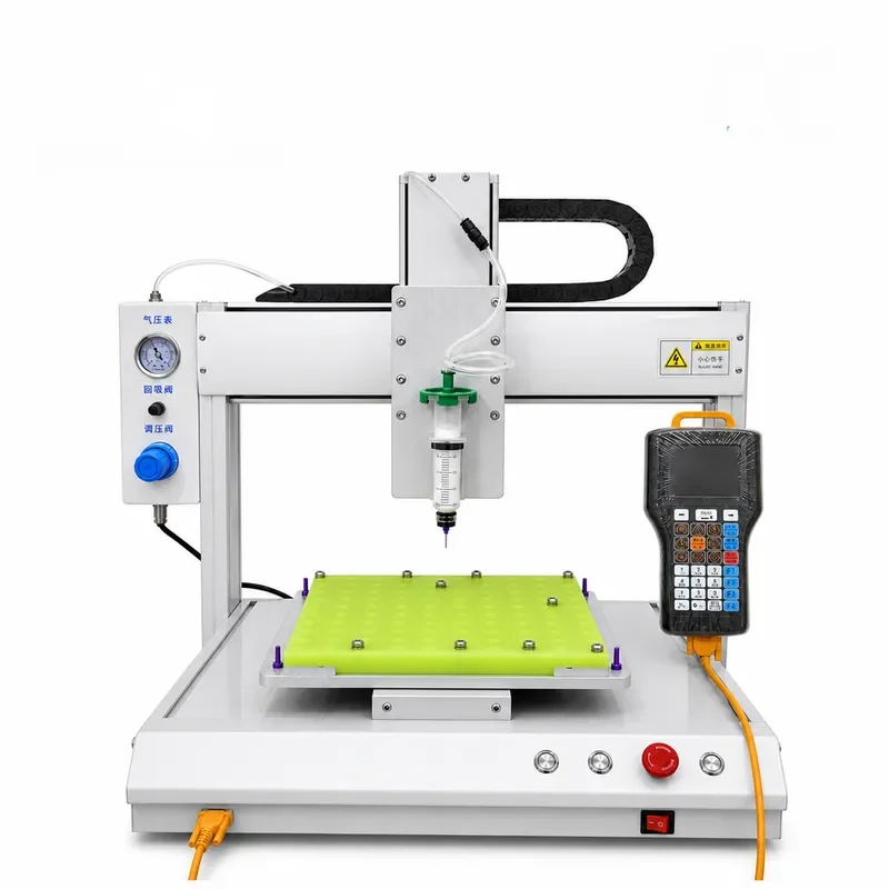 3 Axis Desktop Automatic Dispensing Machine Plastic Metal Shell for Instant Glue Two Component UV Glue Silicone Epoxy Paint