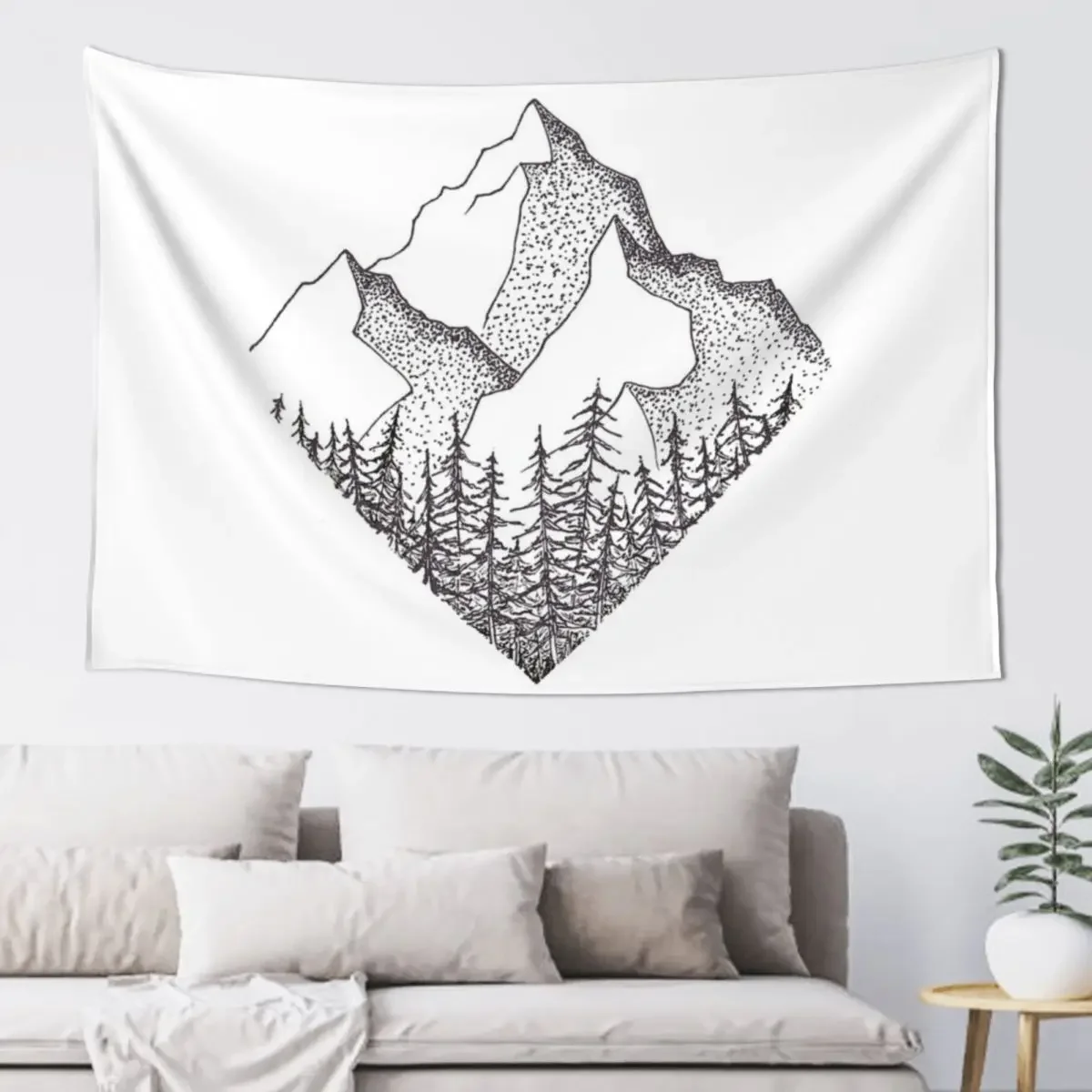 

The Diamond Range Tapestry Decoration Wall Bed Room Decoration Aesthetic Room Decor On The Wall Tapestry