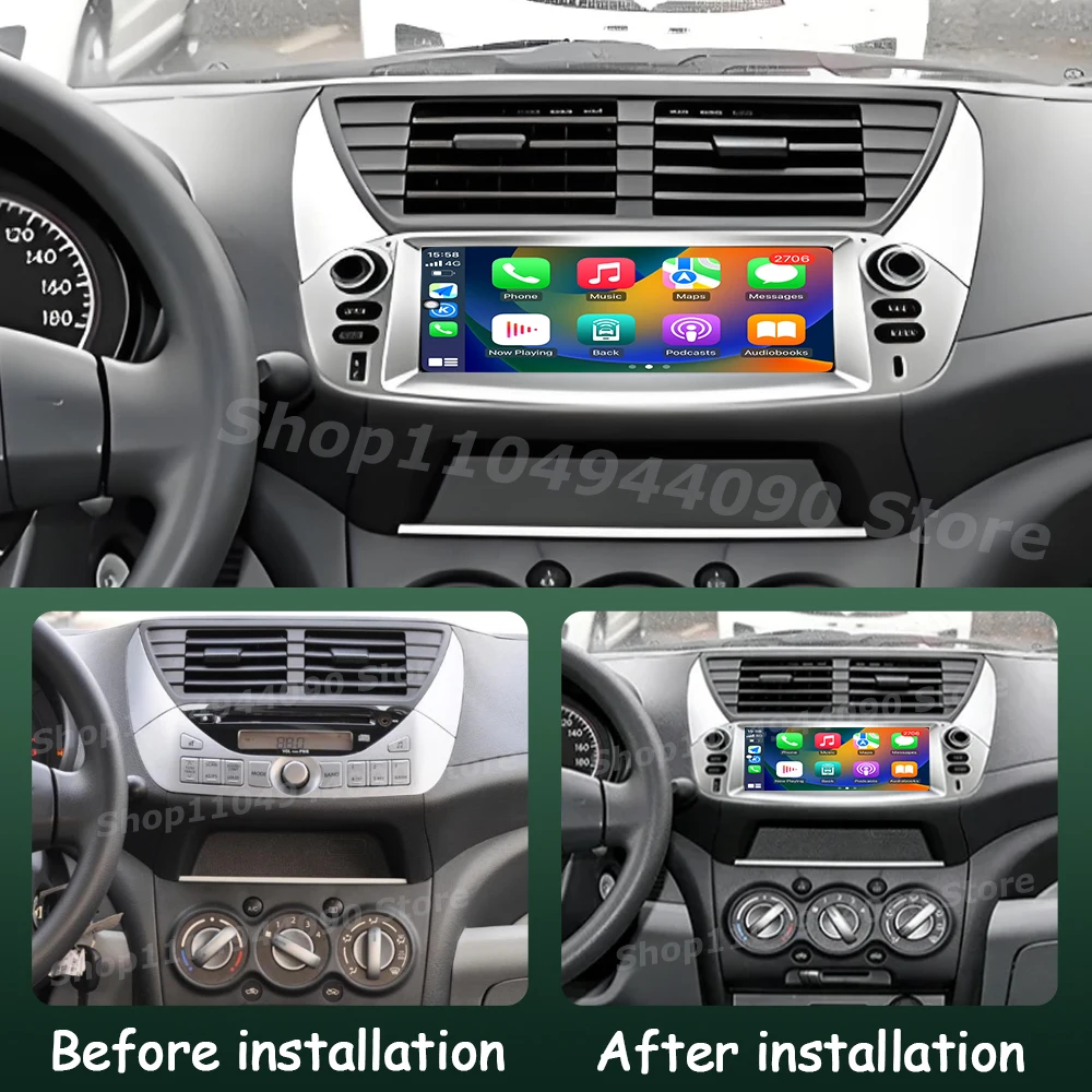 Android OS Car Display Screen for Suzuki Alto 2009-2016 Multimedia Radio Player DSP GPS Navi Wireless Carplay WiFi