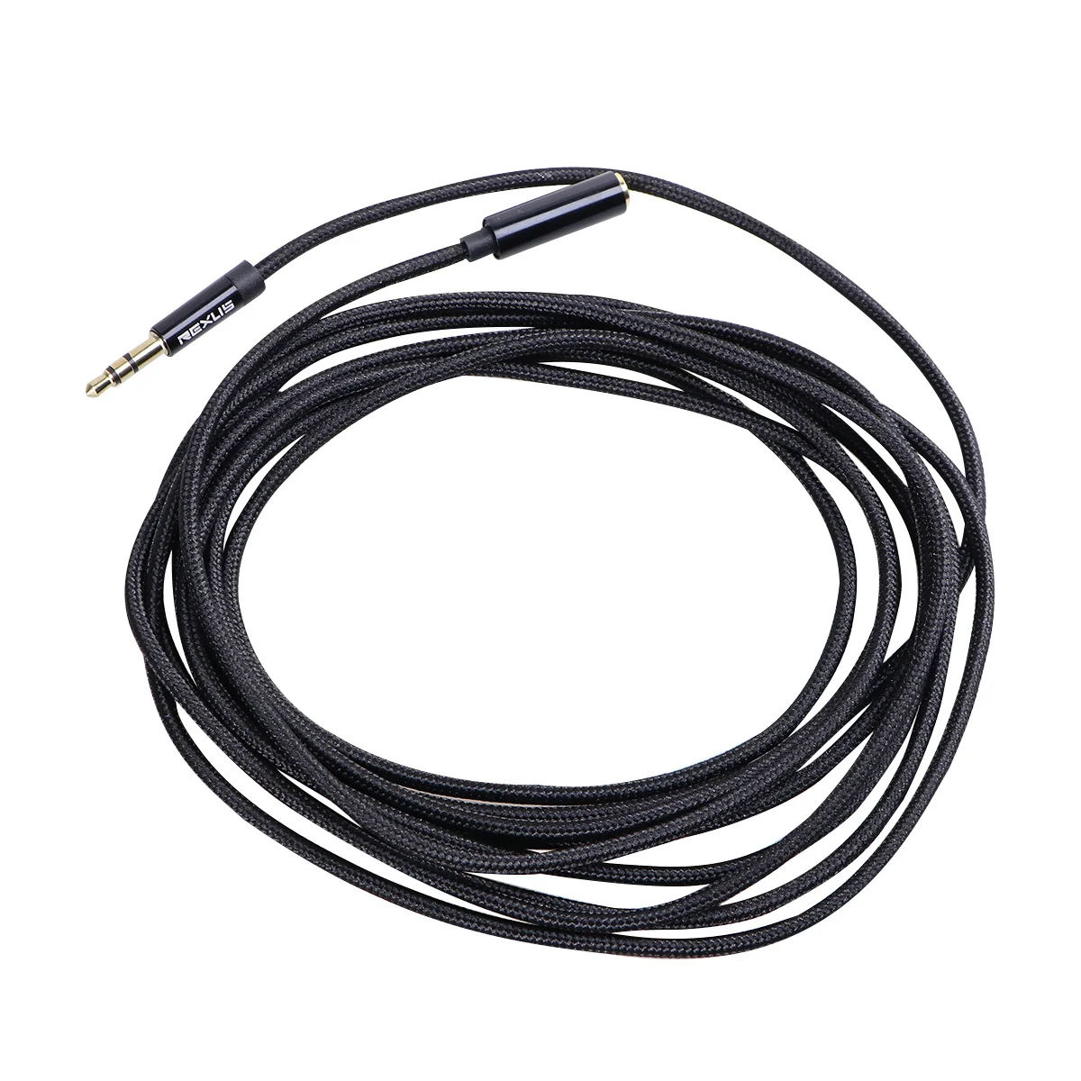 

5 Meters 3.5Mm Male To Female Headphone Extension Cable Aluminum Alloy Shell Wire Core Stereo Audio Aux Extension Line For