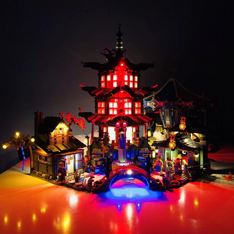 

LED Lighting Set Suitable for LEGO Temple of Airjitzu 70751(Not Including Building Blocks)
