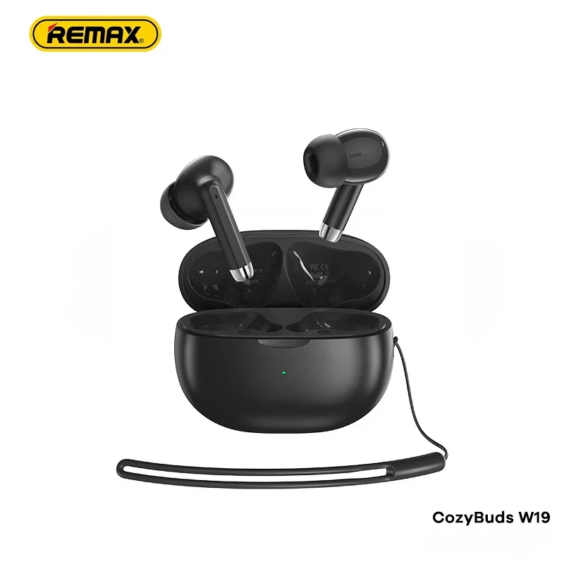 REMAX Active Noise Canceling Bluetooth Headsets Music Wireless Earphones in-Ear Headphones Large Capacity Battery Earbuds