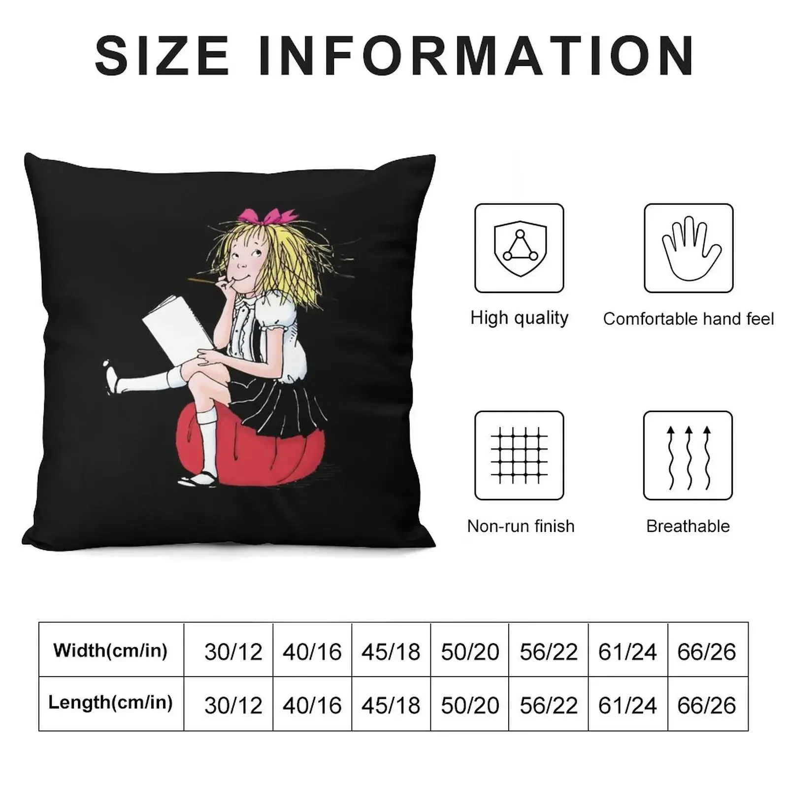 Eloise thinking about Throw Pillow Embroidered Cushion Cover Cusions Cover Pillow Covers Decorative pillow