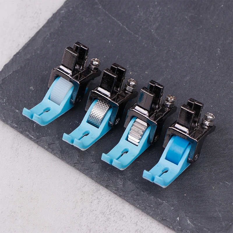 1 Stück austauschbarer schmaler Rollen-Nähfuß für industrielle Einnadel-Stepp stich nähmaschinen rad schmaler Rollen presser