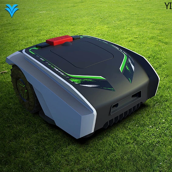 china intelligent exgain robot for no perimeter gps robot lawn mower perimeter wire free 3d 45% wifi used for grass