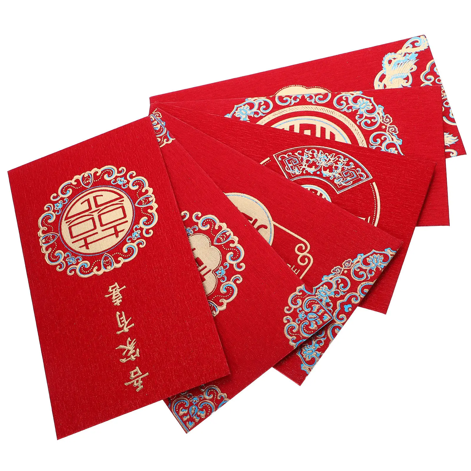 

12Pcs Red Envelope Chinese Wedding Money Pocket Lucky Red Packet for Wedding Party Banquet Festival Gift Cash Holder