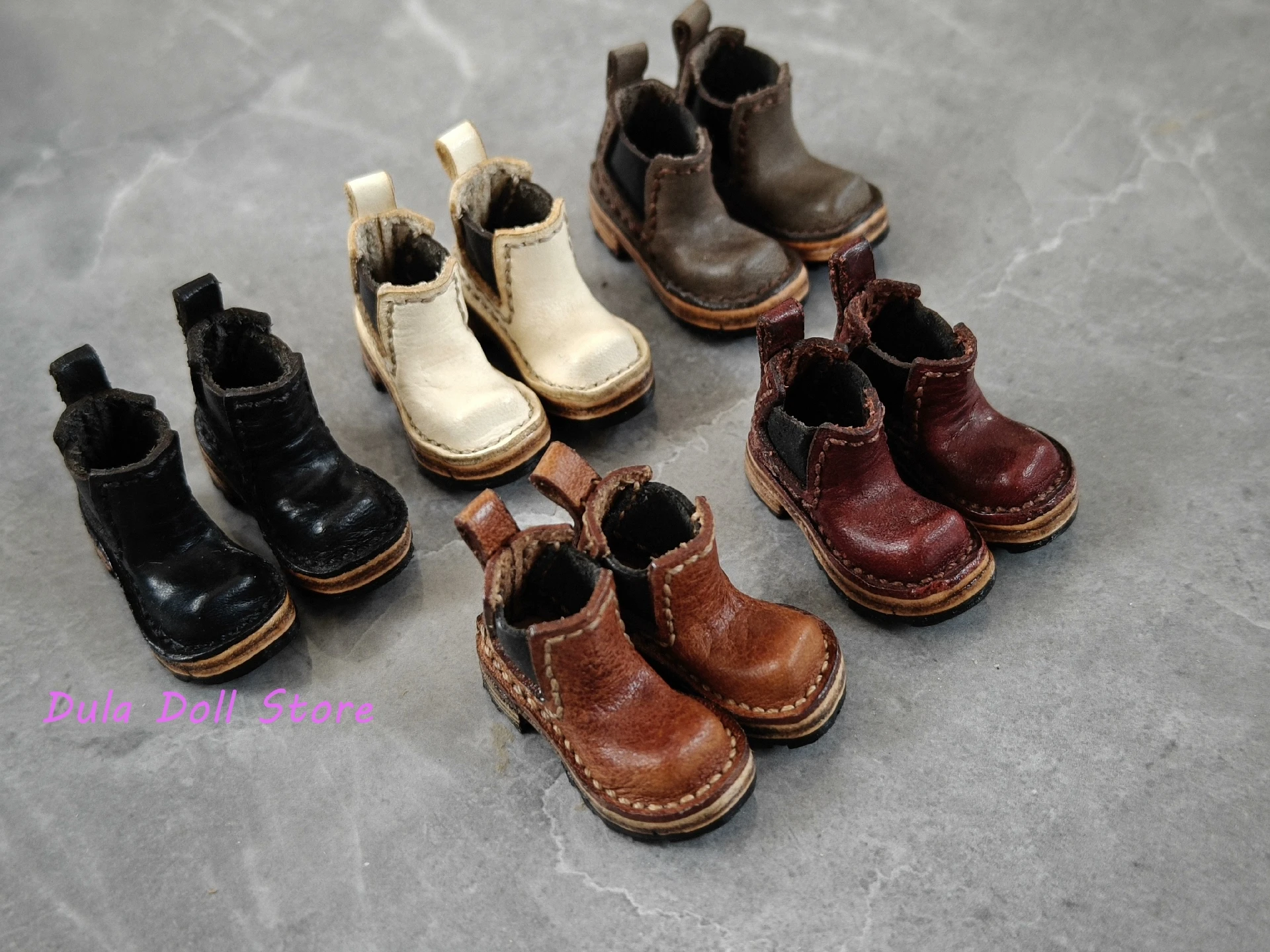 

Dula Doll shoes Square Chelsea boots Blythe ob24 ob22 Azone Licca ICY JerryB 1/6 Bjd Doll Accessories