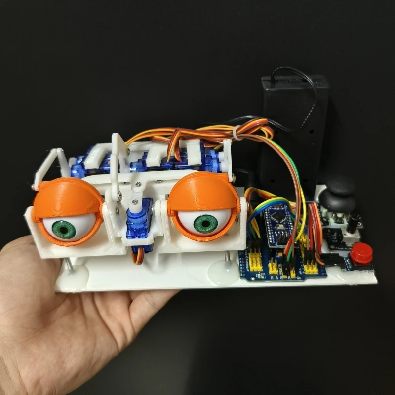 Arduino Bionic Eye ตาจำลองที่สามารถตั้งโปรแกรมได้, หุ่นยนต์เคลื่อนที่เชิงกล, สิ่งประดิษฐ์สร้างสรรค์แบบโอเพ่นซอร์สอัจฉริยะ
