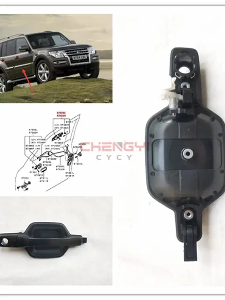 

Outside Door Handle For Pajero Montero V93W V95W V96W V97W V98W 5716A359WB 5716A360WB 5746A057WB 5746A058WB
