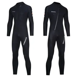 Men's Women's 2MM Diving Suit One Piece Sun Protection Warm Winter Swimsuit Surfing Snorkeling Swimming Anti-jellyfish Wetsuit