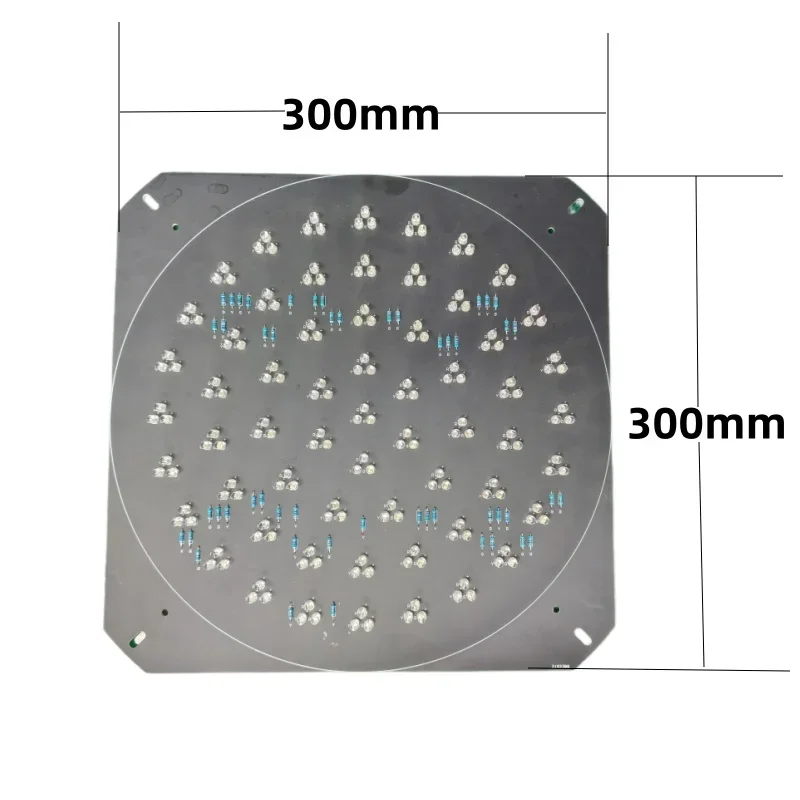 12V Traffic Light Circuit Board Signal Light Source Panel Solar Powered Mobile Traffic Light Board 300mm