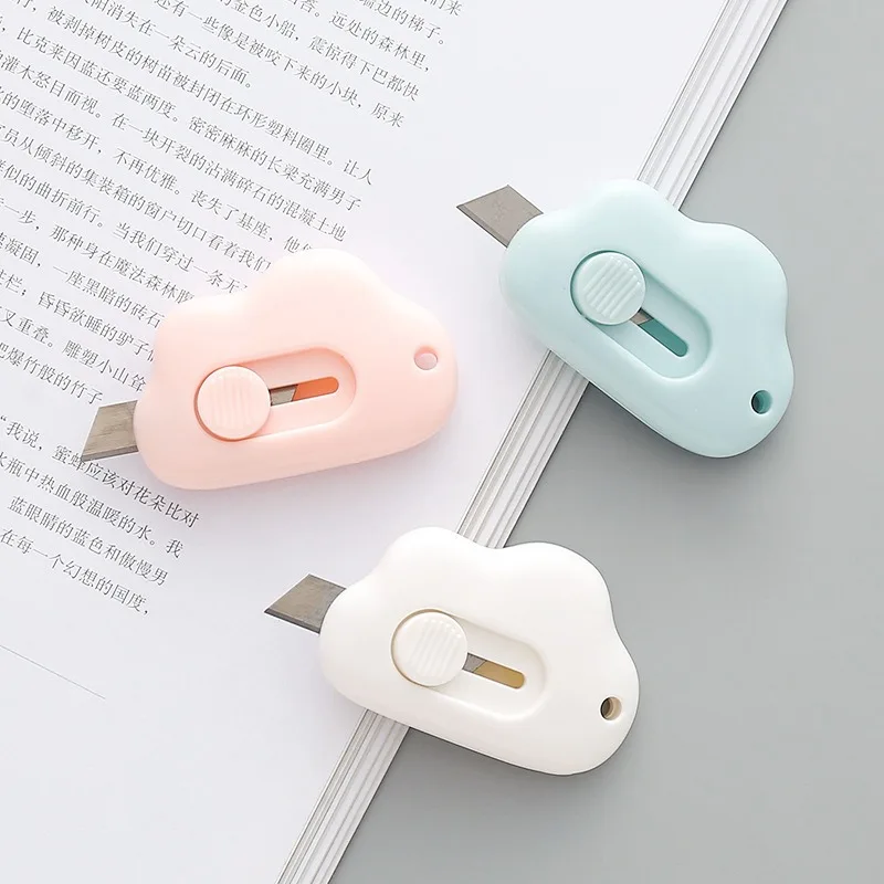 Creative Cloud Mini Utility Knife Portable Office Knife Household Unpacking Express Knife Paper Cutting Unpacking Wallpaper