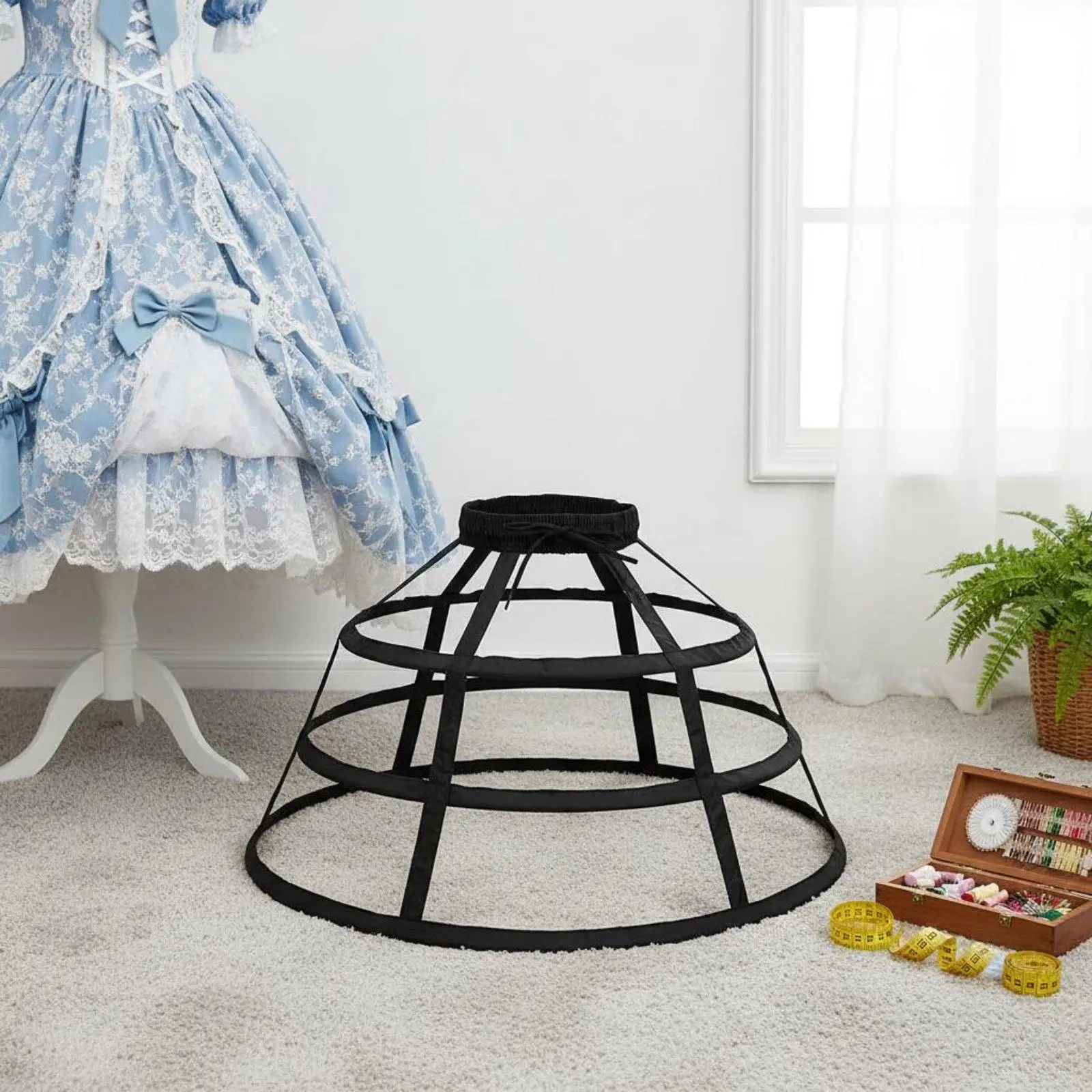 Lolita Skirt Hoop Breathable Formal Wear Accessory Steel Bones
