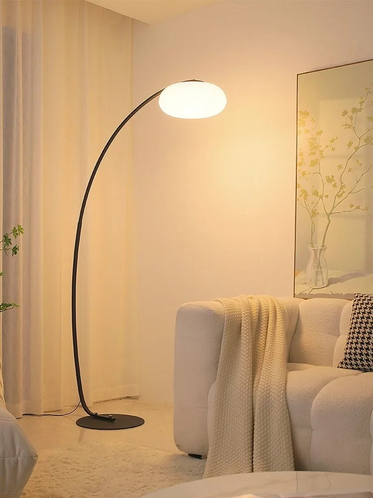 Cloud Fishing Light Led Floor Lamp Living Room Sofa Room French Cream Style High-End Atmosphere Art Desk Lamp Home Decoration