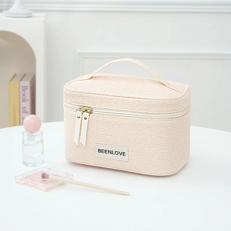 Women's Makeup Bag Casual Travel Large Capacity Lipstick Skincare Storage Bags Simple Versatile Handheld Cosmetic Pouch