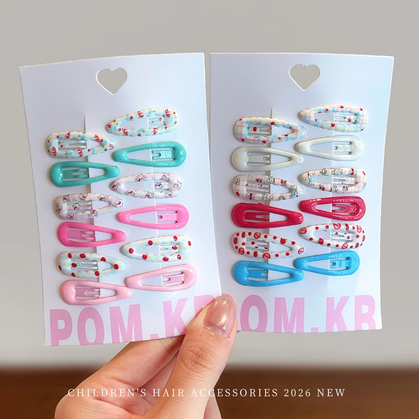 12-teiliges Set Bunte Schonende Haarspangen für Kinder, Niedliche Bedruckte Einfarbige Baby-Haarklammern, Süße Haaraccessoires für Kleinkinder und Mädchen, Geschenk