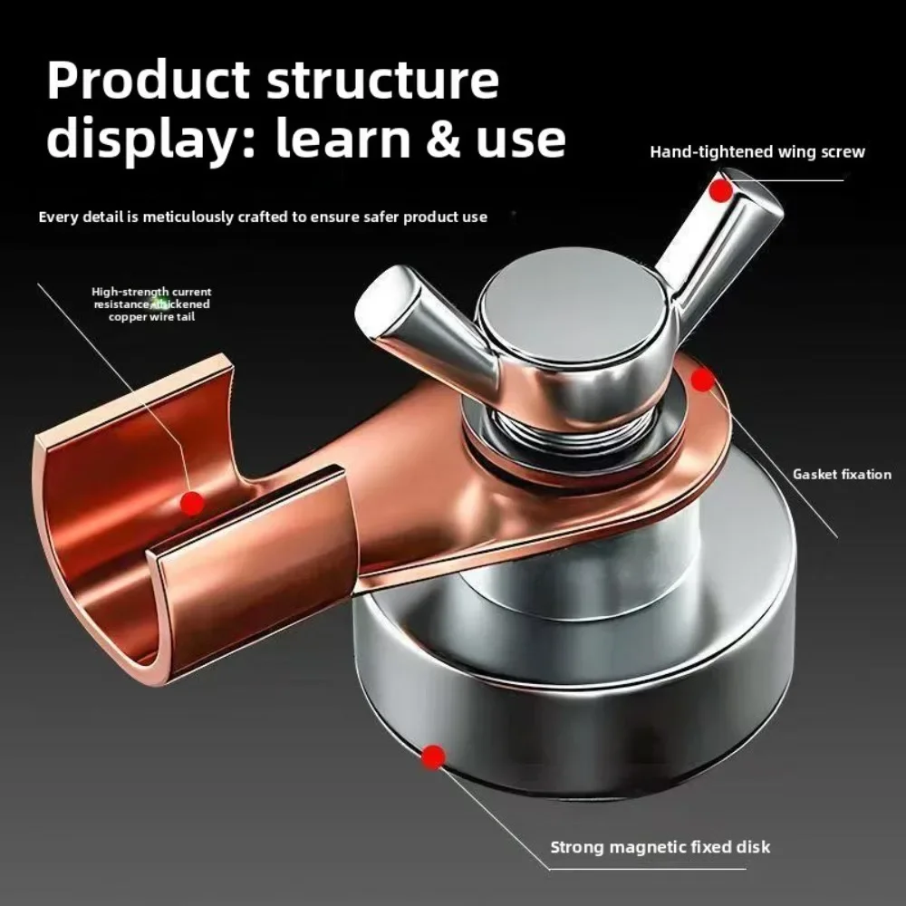 أداة تأريض اللحام القوية، مشبك لحام التأريض مع توصيل التيار العالي، مشبك التأريض، كماشة التأريض #3