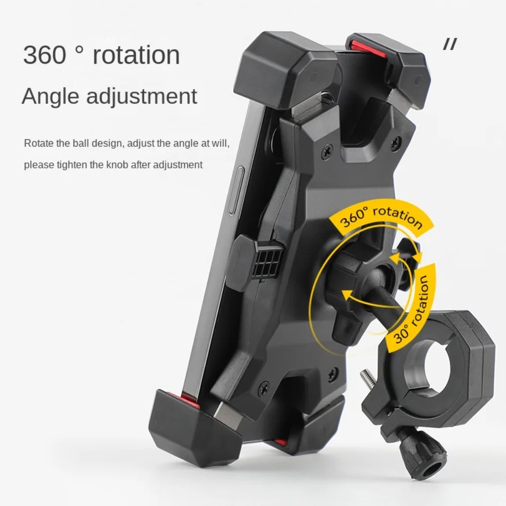 Adjustable Bicycle Cell Phone Bracket Non-slip Innovative Cycling Mobile Phone Holder Shockproof Universal