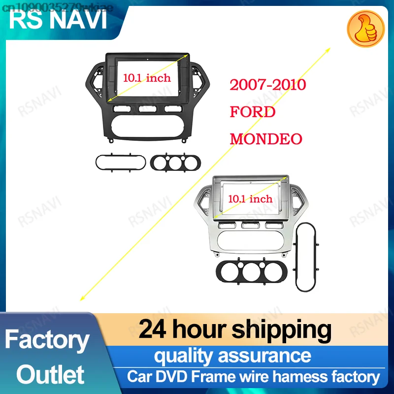 

Автомобильный GPS-навигатор, стерео для Ford MONDEO 2007-2012 MT AC, радио, облицовка, рамка, подходит для 2Din, 10-дюймовый экран приборной панели