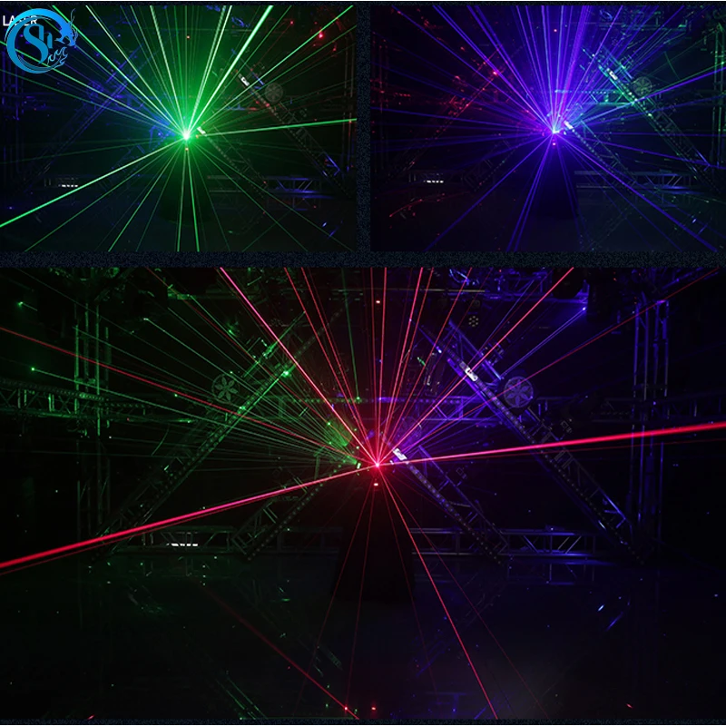 Imagem -06 - Stage Beam Projetor com Cabeças Rgbw Led Laser Giratório Movendo a Luz Principal Dmx Control para Bar dj Disco Party 3in 1