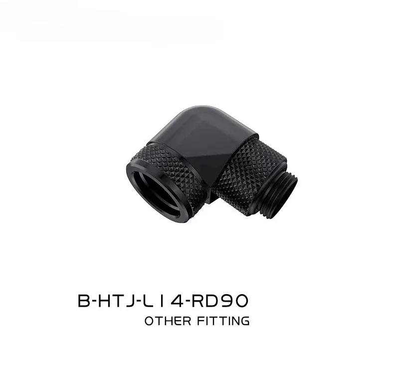 B-HTJ-L14-RD90 90 degree rotating quick screw G1/4 thread 4-layer sealing ring
