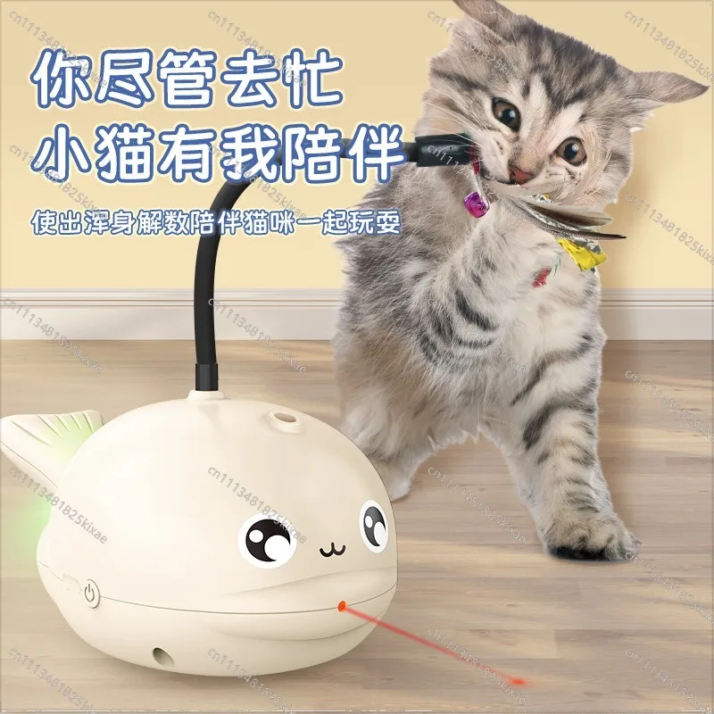 For Pets, Self-pleasure and Boredom Cats, Interactive Automatic Cat Whale Electric Pet Toys