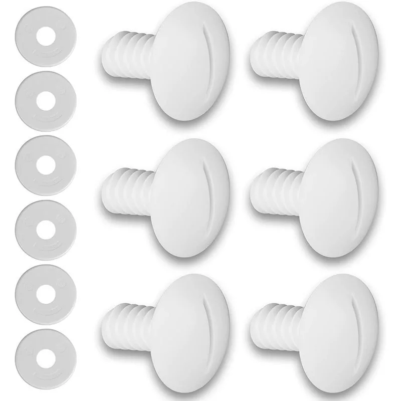 For Polaris 180 280 Plastic Wheel Screw Pool Cleaner Replacement Parts C55 C 55 With 6 Nuts And 6 Washers