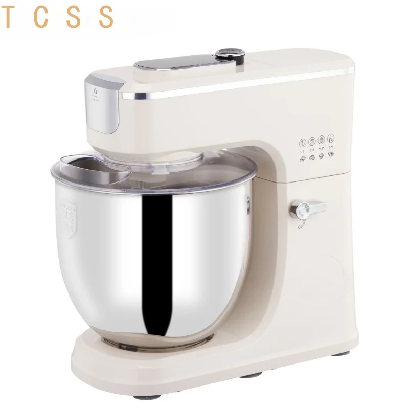 10L Stand Mixer Multifunctional Dough Kneader Whisk Beater Heavy Duty Stainless Steel Bowl 6-Speed Tilt-Head For Home Bakery