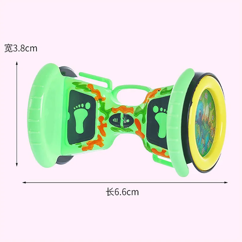Mini Balance Car Model - Two-Wheeled Sliding Scooter Simulation Ornament Creative Educational Toy for Assembly Children Toy Gift - view 2