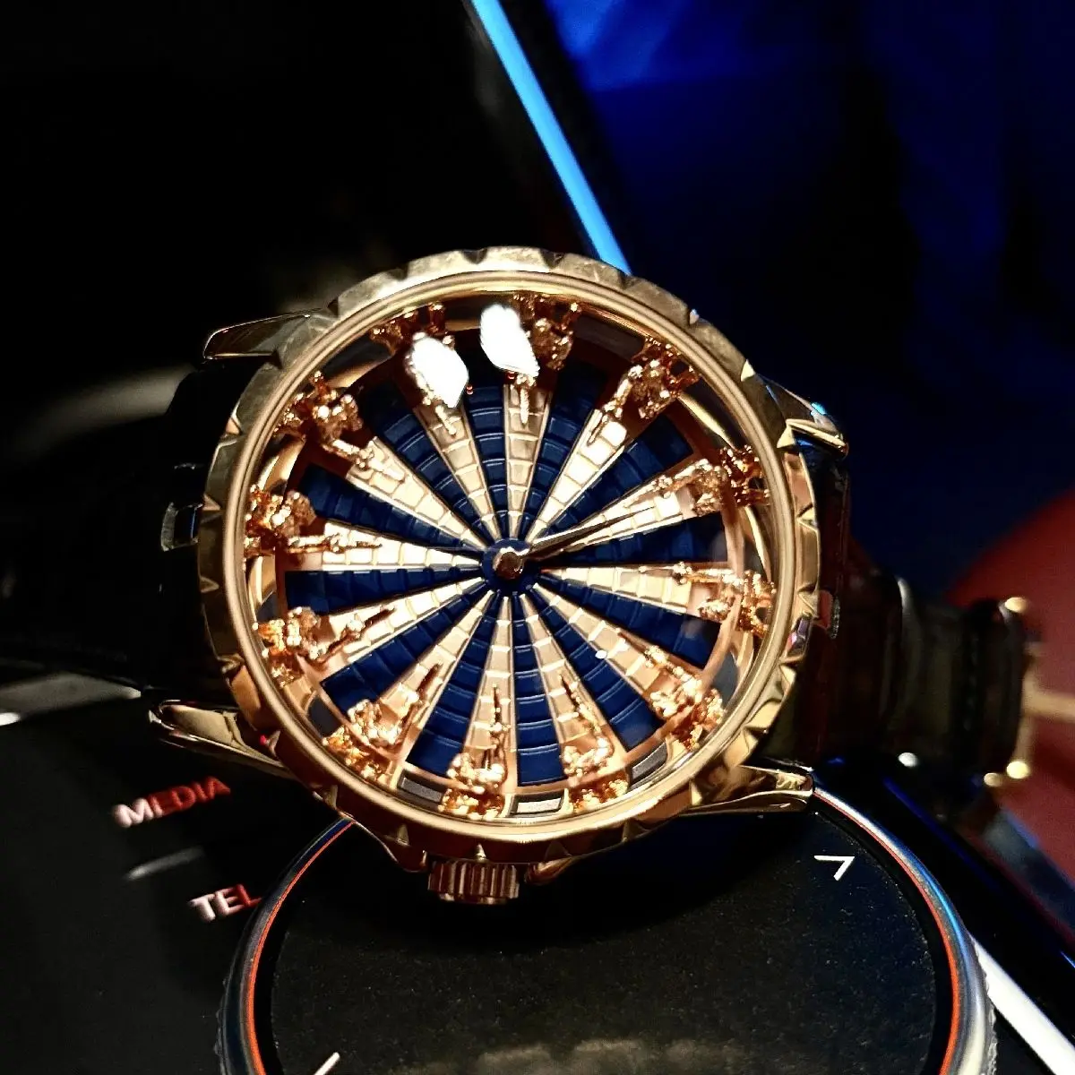New Wormhole Concept Hyper Combustion Knight Men's Mechanical Watch, Men's Without Ground Support Machine