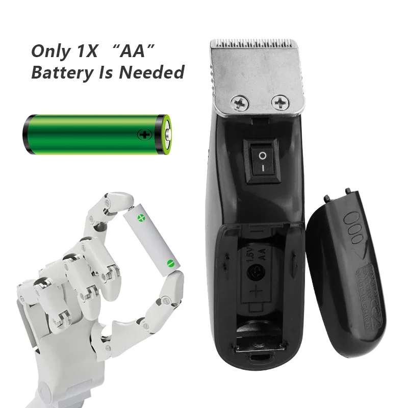 Kemei 36D Portable Hair Trimmer - Fast Wireless Men's Razor for Home Barber Haircuts