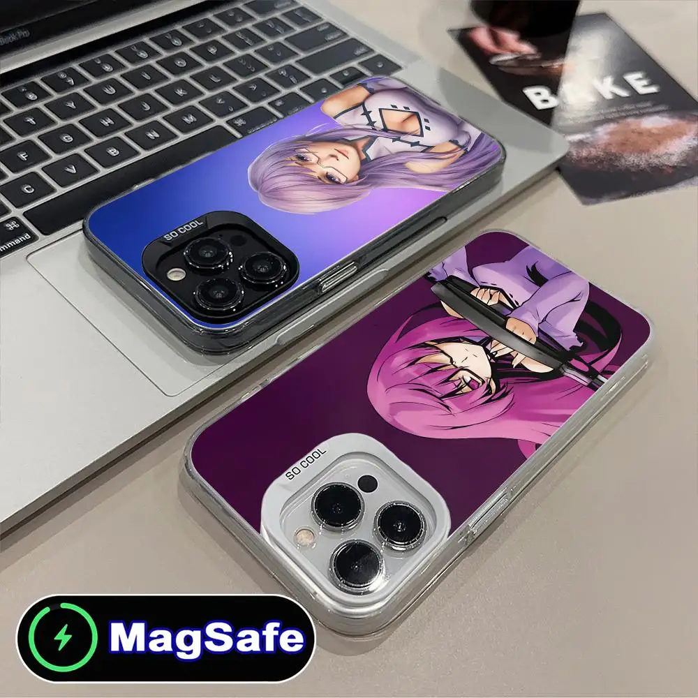 

Akame Ga Kill Sheele Phone Case for iPhone 16 15 14 13 12 11 Pro Max Plus MagSafe Translucent Colour Printing Pretty Luxury
