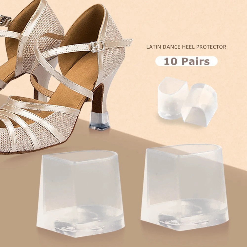 10 Pairs Heel Stoppers Heel Repair Caps Covers Perfect for Outdoor Weddings Events Heel Protectors Stop Sinking at Grass Cracks