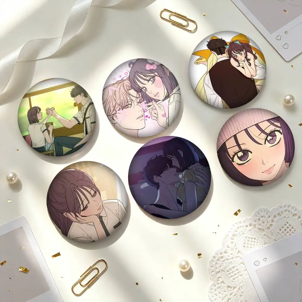 O-Operation True Love W-Webtoon  25mm 32mm 44mm 58mm 75mm Brooches Badges Pins for Accessories Gift