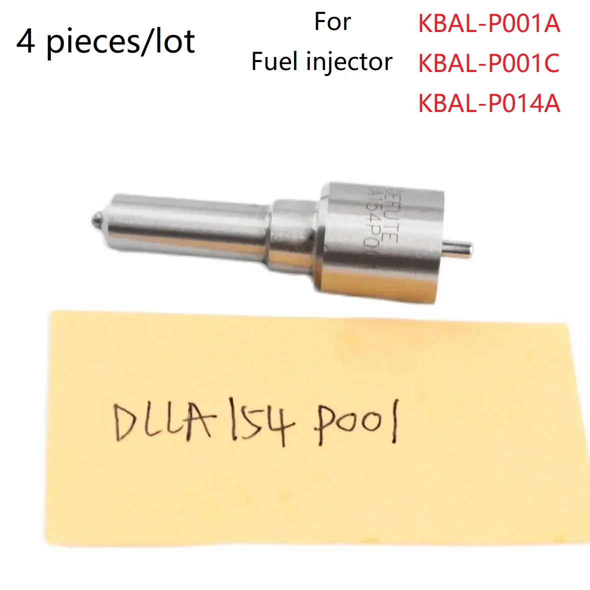 

4 pieces/lot DLLA154P001/F019121001 diesel engine spare parts DLLA154 P001 fuel injector nozzle Suitable for Isuzu 4JB1 engine