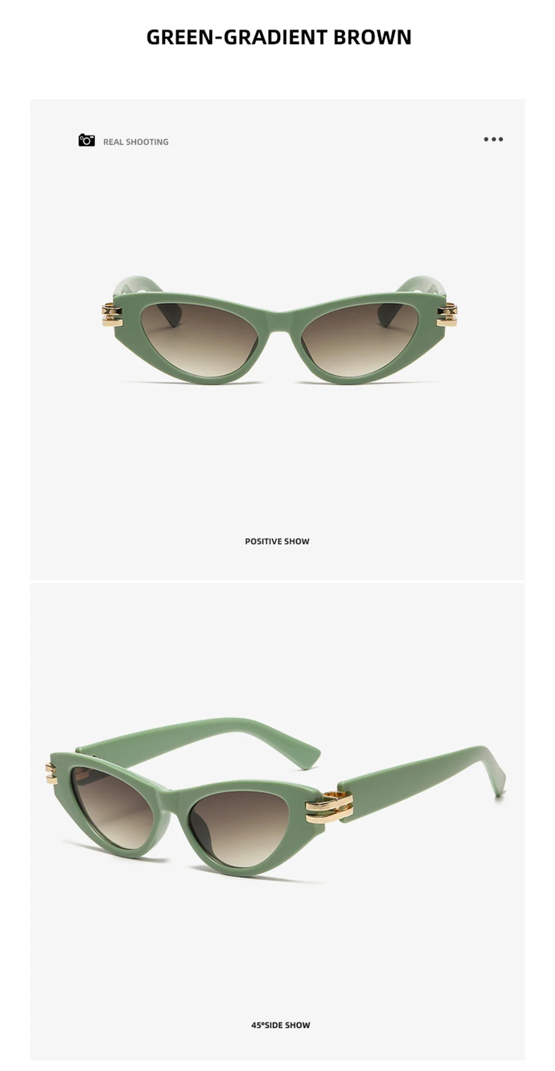 Hochwertige Cat Eye Damen-Sonnenbrille, klassische Damen-Sonnenbrille, modisch, Outdoor, Reisen, Fahren, UV400 – Detail 15