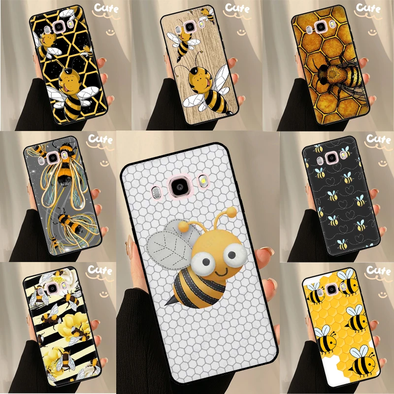 Bumble Bee Honeycomb Honey Case For Samsung Galaxy M16 M36 M56 M13 M15 M35 M55 M11 M14 M34 M54 M31 M53 M51 M12 M32 M52