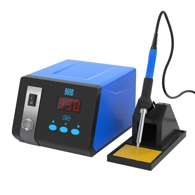 969A/D Anti Static Digital Display Constant Temperature Soldering Station 75W Sleep Mode Adjustable Temperature Iron