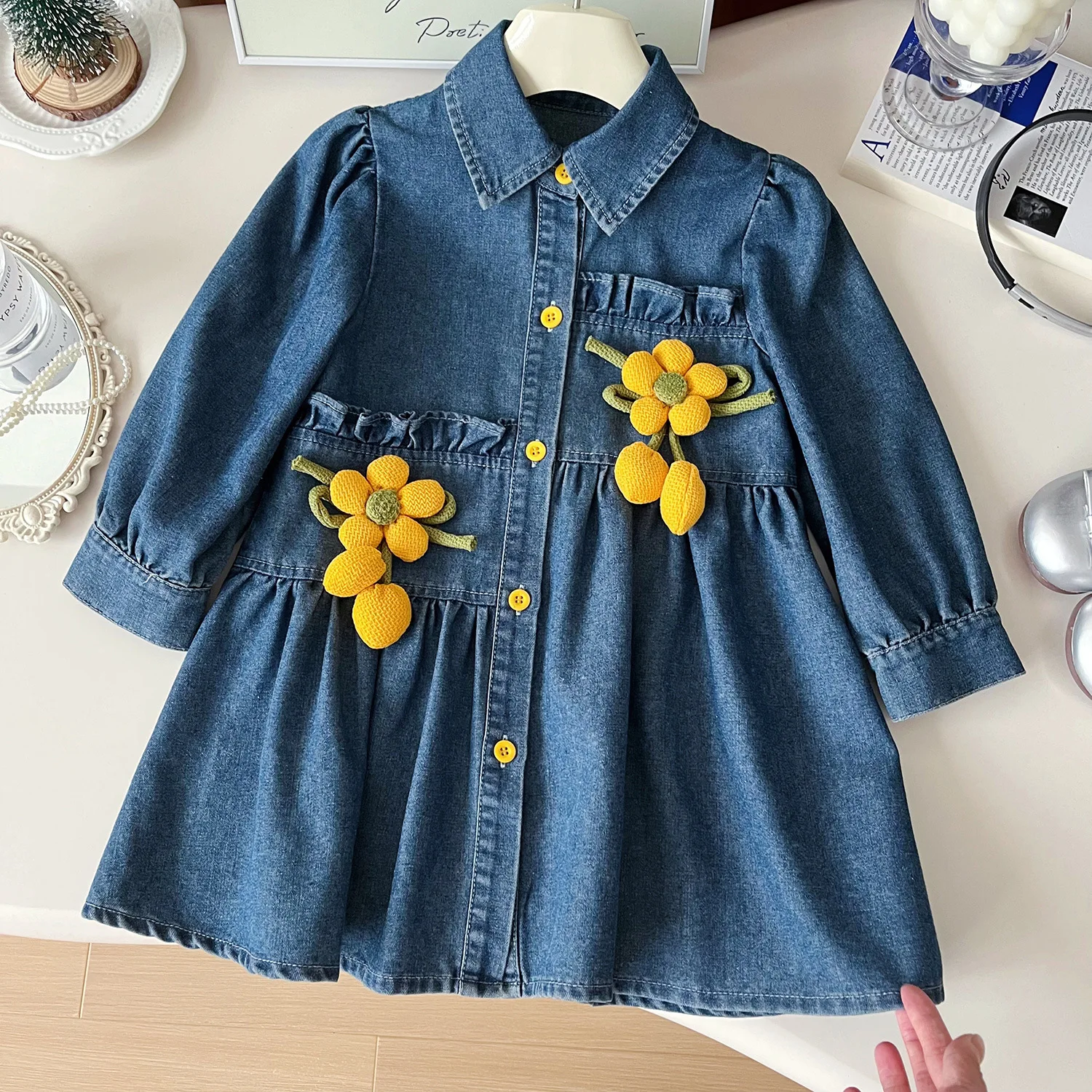 Girls Denim Dresses… - image