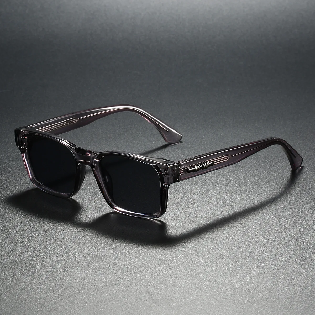 Qualität Quadratische Polarisierte Sonnenbrille Männer Metall Kern UV400 Unisex Sonnenbrille Reisen Wandern Strand Angeln Brillen