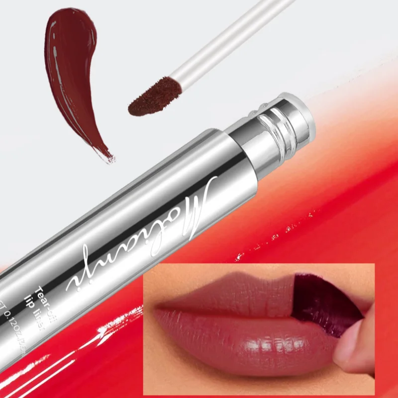 Waterproof Long Lastin Peel Off Lip Liner Matte Lip Ink Tattoo g Velvet Lip Tint Sexy Red Waterproof Long Lasting