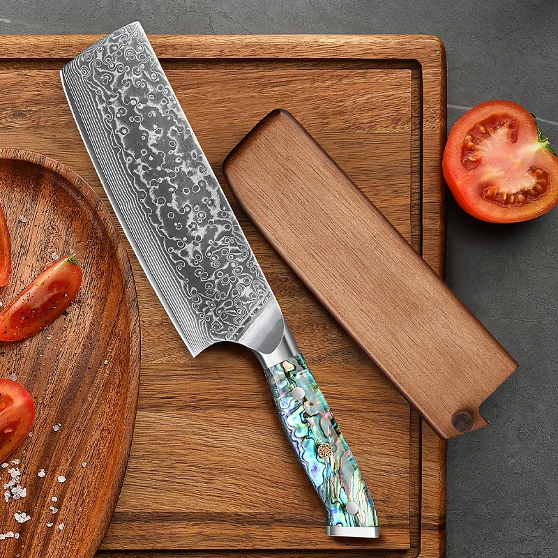 7-inch Professional Chef's Knife  67 Layers Damascus Steel Sharp Tools Nakiri knife Cooking Tool