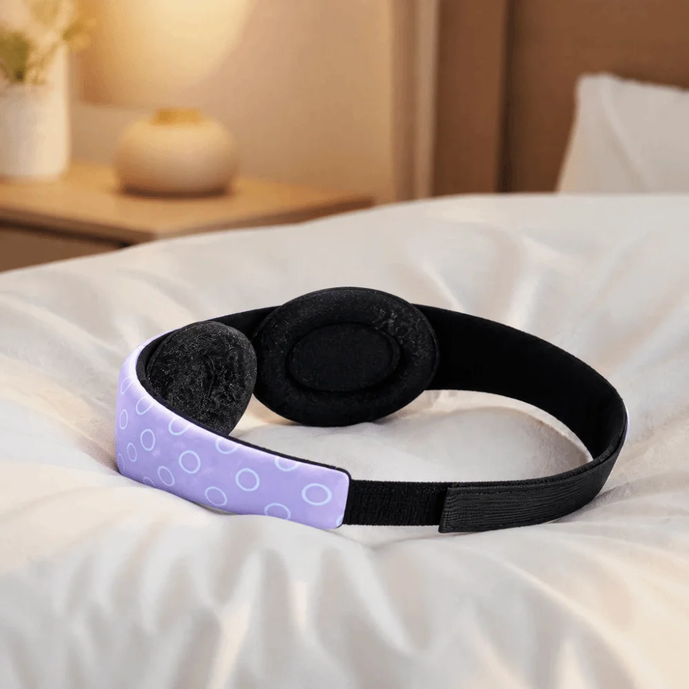 Skin-friendly Light Blocking 3D Sleep Eye Mask Adjustable Soft Blindfold Eyeshade Sleep Aids Detachable Eye Patch Travel