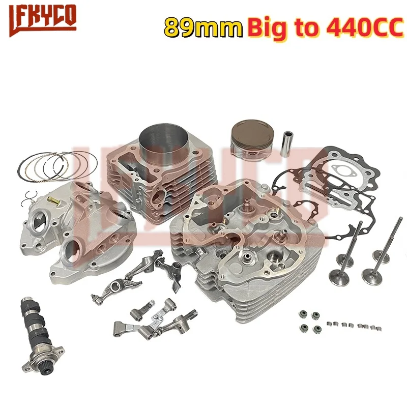 Motorcycle 85mm/89mm Cylinder Head Valves Rocker Cam Kit for Honda TRX400EX 1999-2008 TRX400X 2009-2014 XR400R 1996-2004 Engine