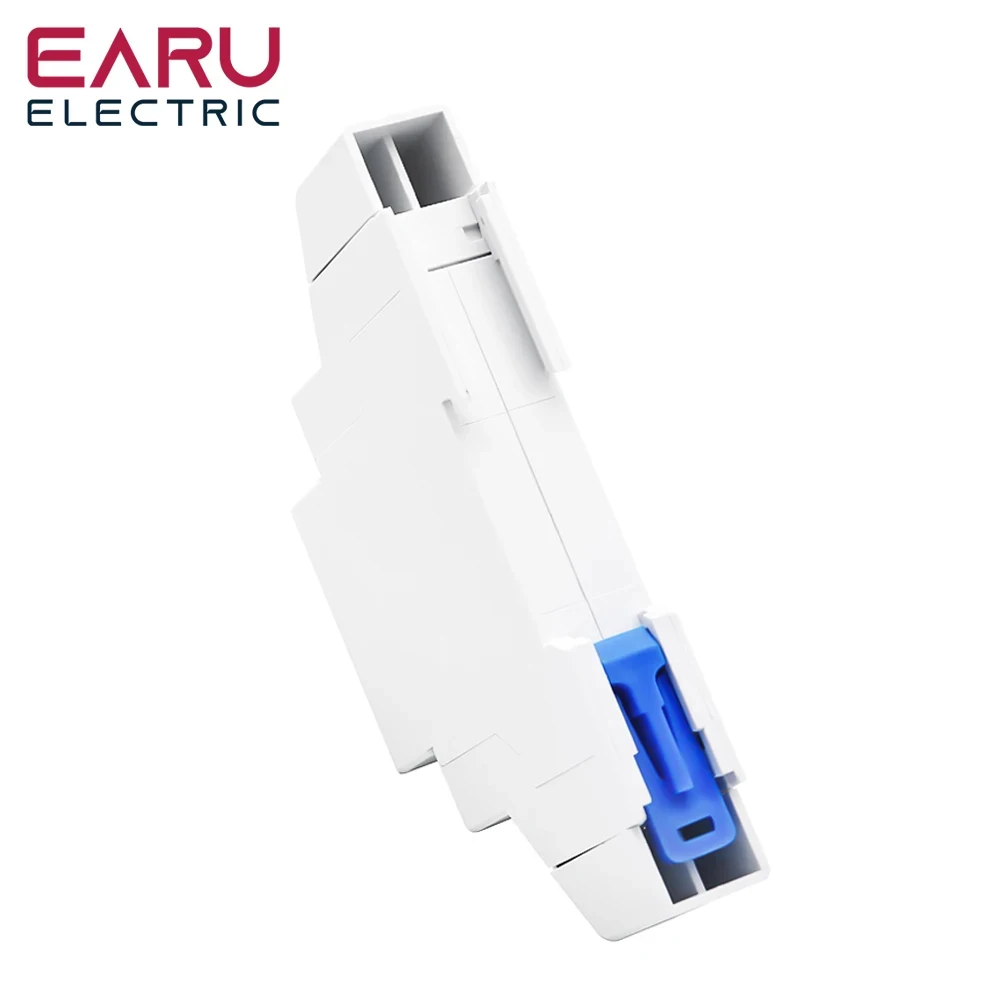 Imagem -04 - Digital Power Consumption Wattmeter Analógico Energy Meter Lcd Electric Din Rail Monofásico 1p Backlight Kwh ac 230v 50hz 18 mm