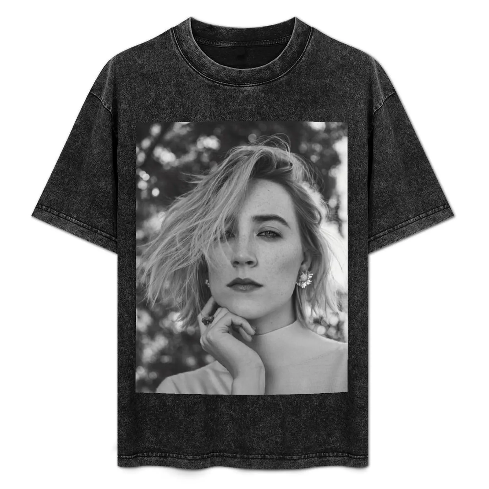 

saoirse ronan T-Shirt man t shirt cotton funny t shirts cotton T-Shirt