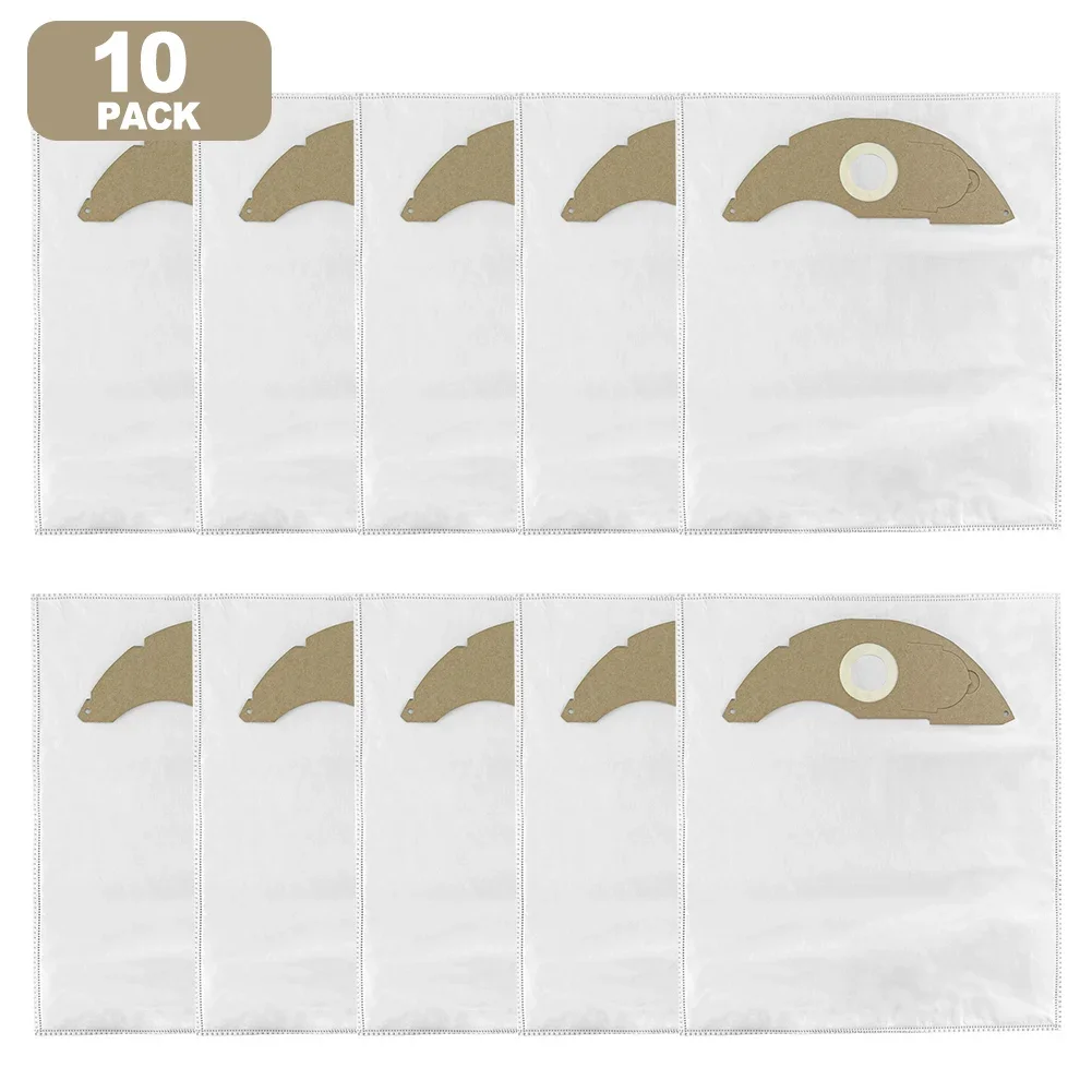 Pack Of 10 For Karcher NT 221 Vacuum Cleaner Bags 2.5L Large Capacity Replacement Part For Home Appliance Cleaning Tool